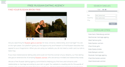 Desktop Screenshot of datingrussia.net